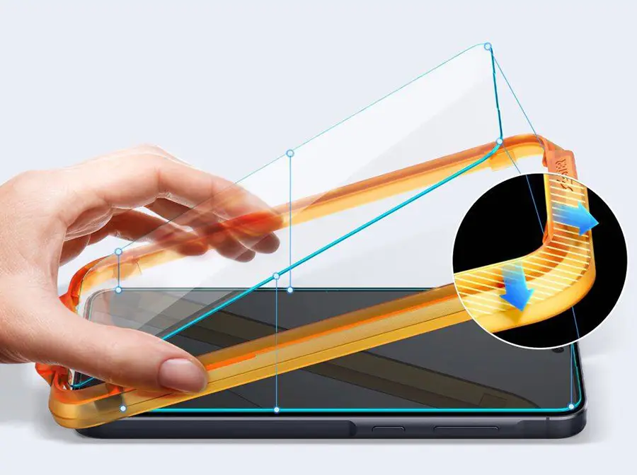 Szkło hartowane do Samsung Galaxy A55 5G Spigen Glas.tR AM 2-Pack